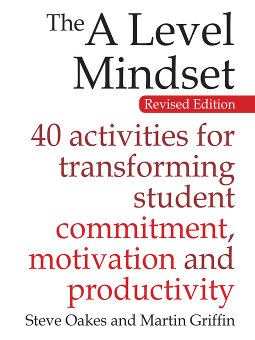 Title details for The A Level Mindset by Steve Oakes - Available